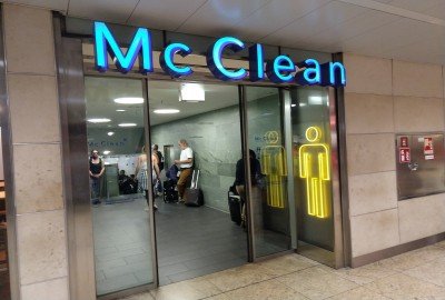 Toilet at Cologne central station (Hauptbahnhof)